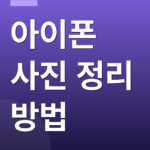 아이폰 사진 정리 방법